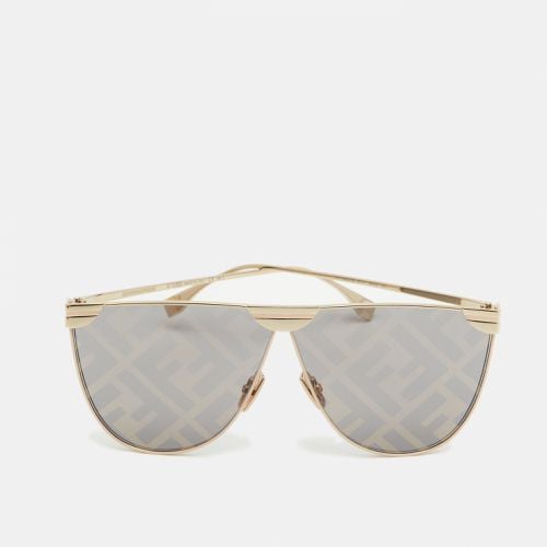 Light /Gold FF046/S Fabulous Shield Sunglasses - Fendi - Modalova