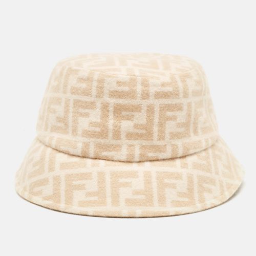 Zucca All Over Wool Bucket Hat S - Fendi - Modalova