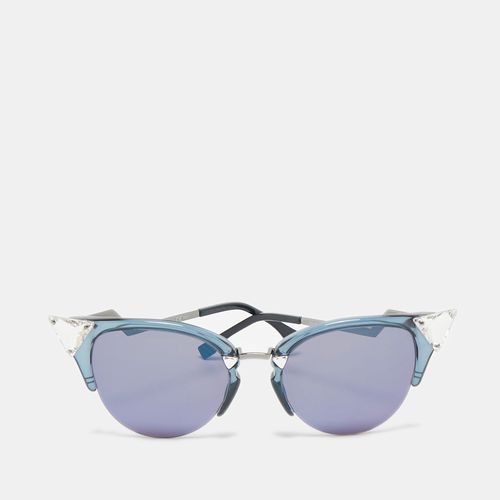 Silver FF 0042/S Crystals Cat Eye Sunglasses - Fendi - Modalova