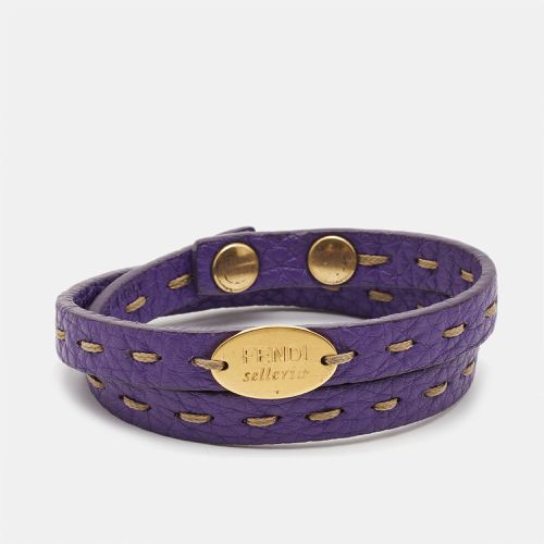 Selleria Leather Tone Bracelet - Fendi - Modalova