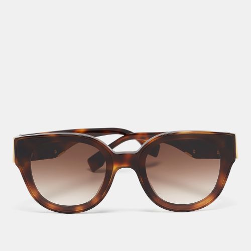 Tortoise Gradient FE40111i First Square Sunglasses - Fendi - Modalova