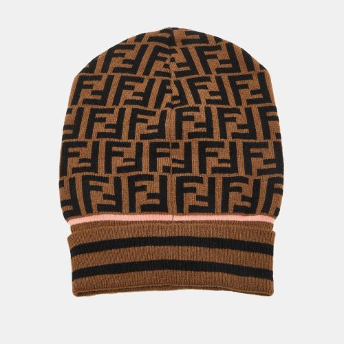 FF Cashmere & Wool Knit Beanie - Fendi - Modalova