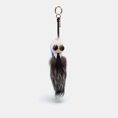 Multicolor Fur Karlito Key Ring / Bag Charm - Fendi - Modalova