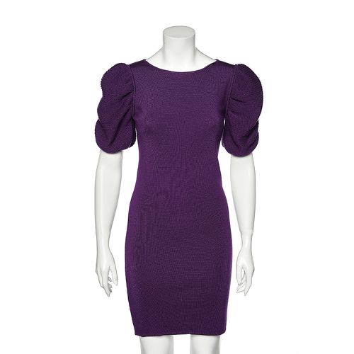 Wool Puff Sleeve Dress S - Fendi - Modalova