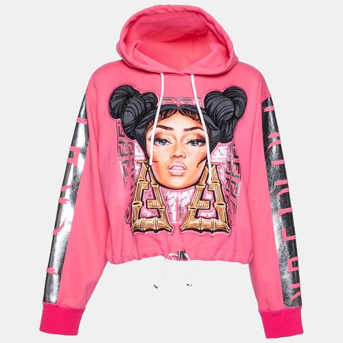 Knit Nicki Minaj Printed and Embroidered Hoodie M - Fendi - Modalova