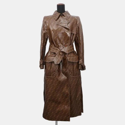 Zucca Trench Coat Size 42 - Fendi - Modalova