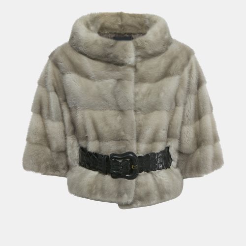 Real Fur and Genuine Leather Jacket M - Fendi - Modalova