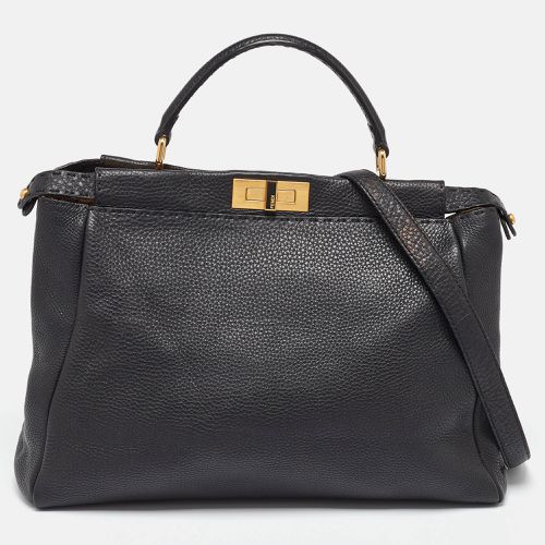 Leather Large Selleria Peekaboo Top Handle Bag - Fendi - Modalova