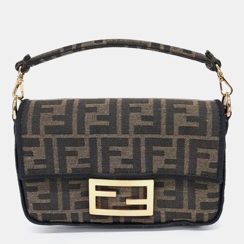 Fendi Zucca mini baguette bag - Fendi - Modalova