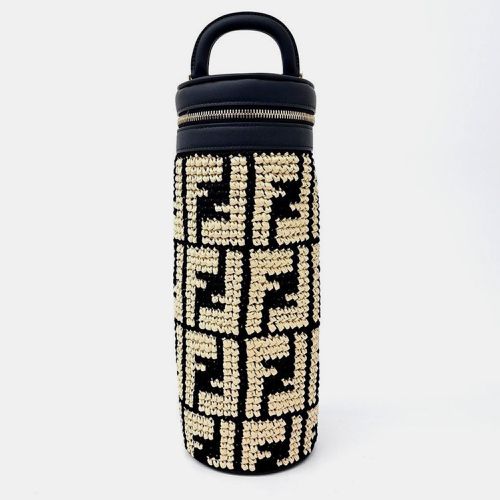 FF raffia flask holder shoulder bag - Fendi - Modalova