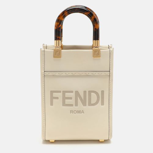 Leather Mini Sunshine Tote - Fendi - Modalova