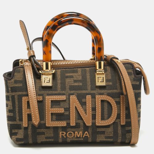 Zucca Canvas and Leather Mini By The Way Bag - Fendi - Modalova