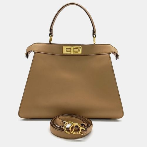 Leather Peekaboo I SEE U Medium bag - Fendi - Modalova