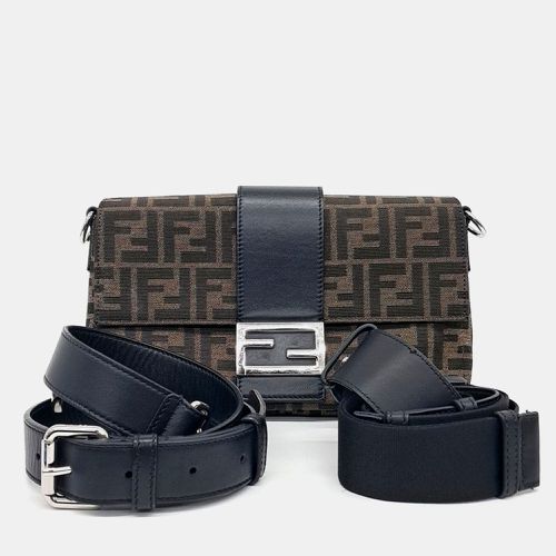 Brown Fabric Zucca belt bag - Fendi - Modalova