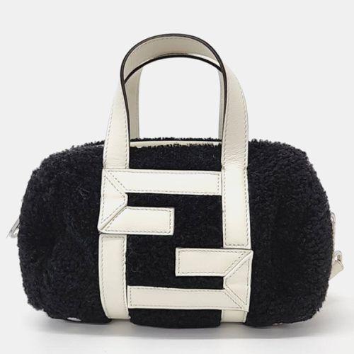 Leather Shearling Tote Bag - Fendi - Modalova