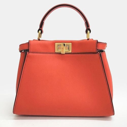 Leather Peekaboo Mini Handbag - Fendi - Modalova