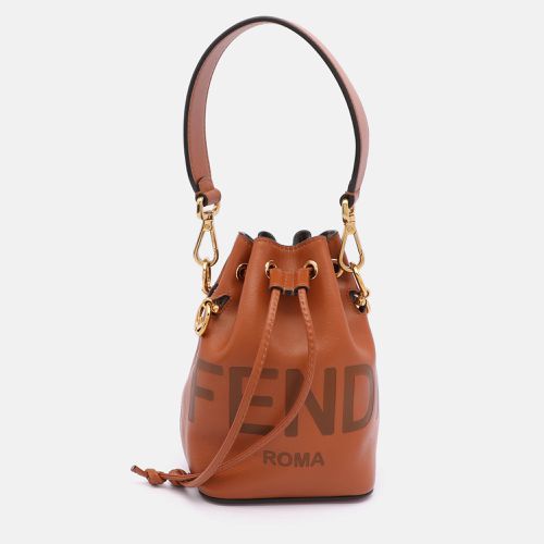 Leather Mini Mon Tresor Bucket Bag - Fendi - Modalova