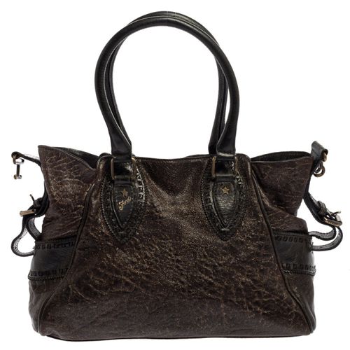 Dark Shimmer Leather Small Studded Chef De Jour Bag - Fendi - Modalova