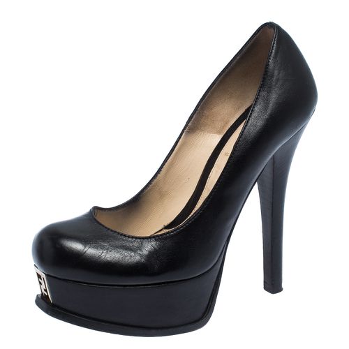 Leather sta Platform Pumps Size 36.5 - Fendi - Modalova