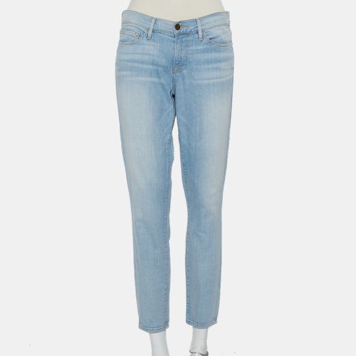 Faded Denim Le Skinny de Jeanne Crop Jeans M - Frame - Modalova