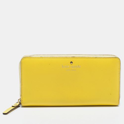 Leather Zip Around Wallet - Kate Spade - Modalova