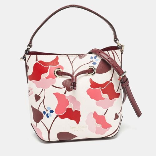 Leather Small Eva Nouveau Bloom Bucket Bag - Kate Spade - Modalova