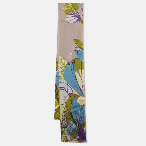 Green Floral Print Silk Stole - Kenzo - Modalova