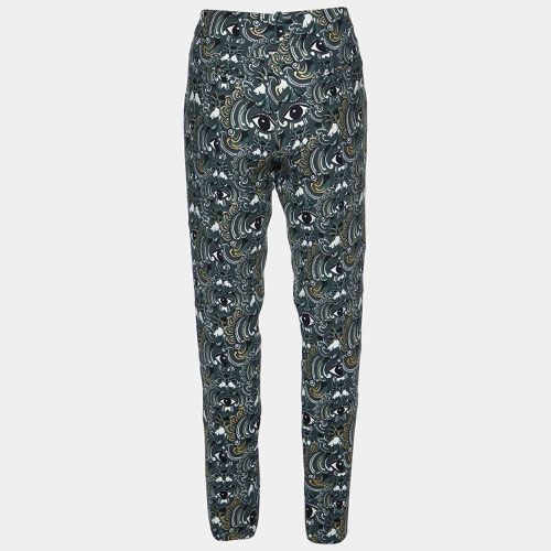 Eye Print Crepe Tapered Trousers M - Kenzo - Modalova