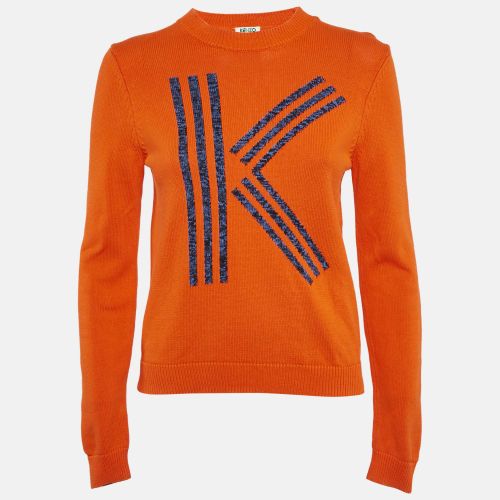 Cotton Logo Motif Detail Jumper M - Kenzo - Modalova