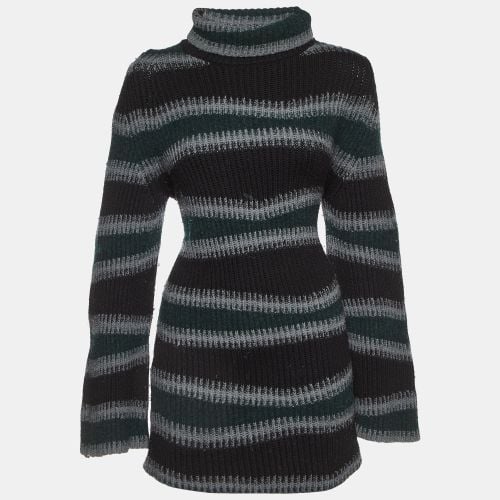 Stripe Wool Turtleneck Sweater Mini Dress M - Kenzo - Modalova