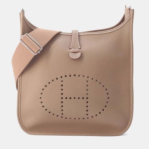 Etoupe Taurillon Clemence Evelyne3 Size Pm bag - Hermes - Modalova