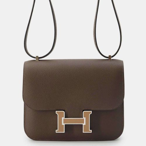 Ecorce Epsom Leather Constancee Mini Shoulder Bag - Hermes - Modalova