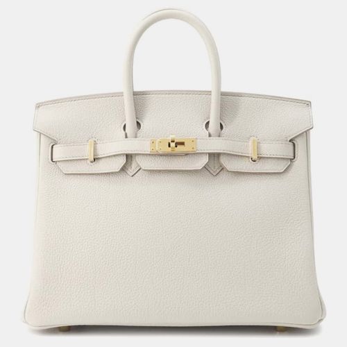 Beton Togo Leather Birkin 25 Tote Bag - Hermes - Modalova