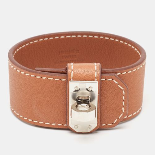 Hermès Kelly Twist Leather Palladium Plated Bracelet - Hermes - Modalova