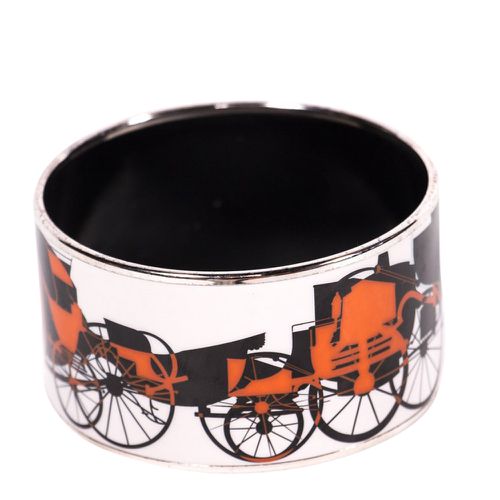 Extra Wide Printed Enamel Bracelet 70 CM - Hermes - Modalova