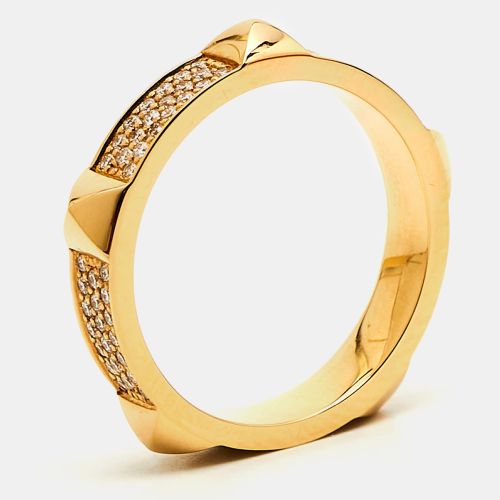 Clou D'H Ring Diamonds 18k Rose Ring Size 52 - Hermes - Modalova