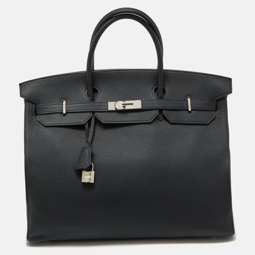 Taurillon Togo Leather Palladium Finish 40 Birkin Bag - Hermes - Modalova