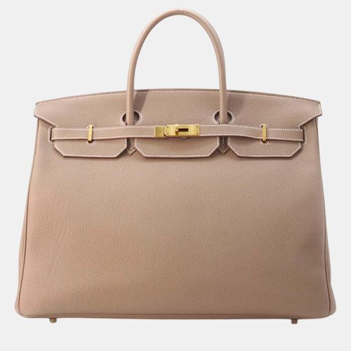 Etoupe Togo Leather Birkin Size 40 - Hermes - Modalova