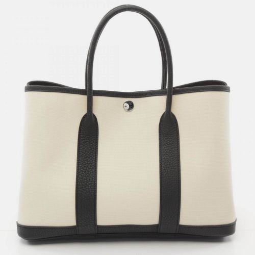 Canvas and Negoda Leather Garden Party TPM Tote Bag - Hermes - Modalova