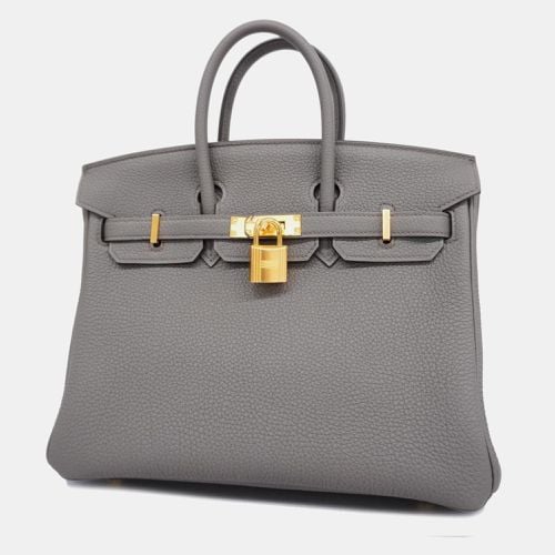 Etain Togo Birkin Engraved Handbag - Hermes - Modalova