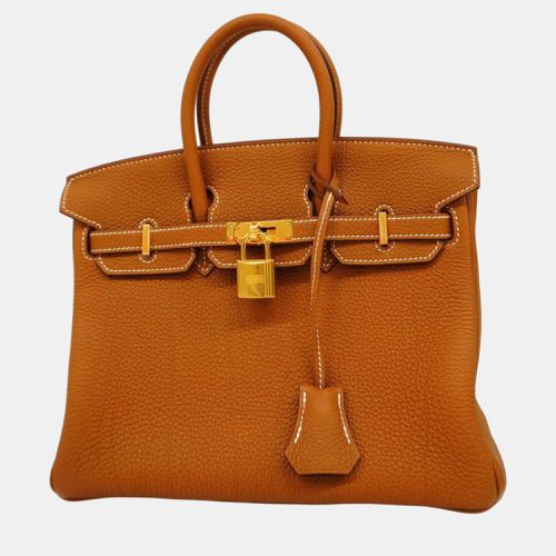 Togo Birkin Stamp Handbag - Hermes - Modalova