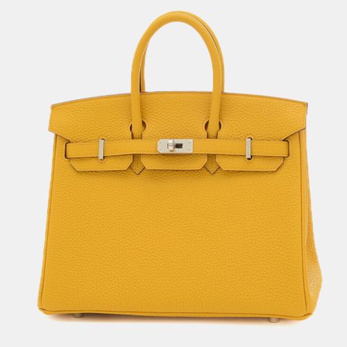 Jaune Ambre Togo B Stamp Birkin 25 Handbag - Hermes - Modalova