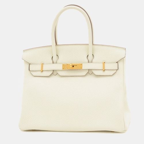 Mushroom Togo B stamp Birkin handbag - Hermes - Modalova