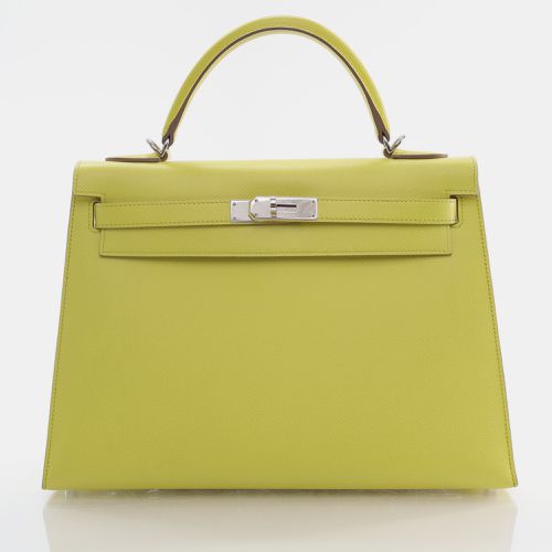 Soufre Epsom Kelly 32 Handbag - Hermes - Modalova