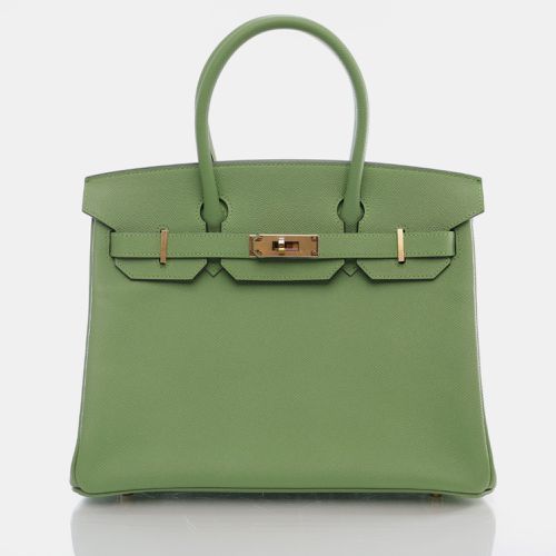 Vert Criquet Epsom Birkin 30 Handbag - Hermes - Modalova