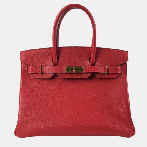 Rouge Casaque Epsom Birkin 30 Handbag - Hermes - Modalova