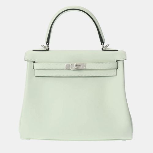 Vert Fizz Swift Leather Kelly 25 Tote Bag - Hermes - Modalova