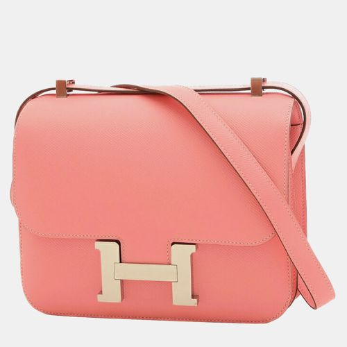 Rose Confetti Epson Constance 24 Shoulder Bag - Hermes - Modalova