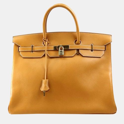 Handbag Birkin 40 Ardennes Natural Unisex - Hermes - Modalova