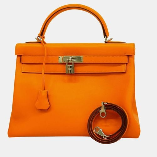 Handbag Kelly 32 Voga River silver hardware ladies - Hermes - Modalova